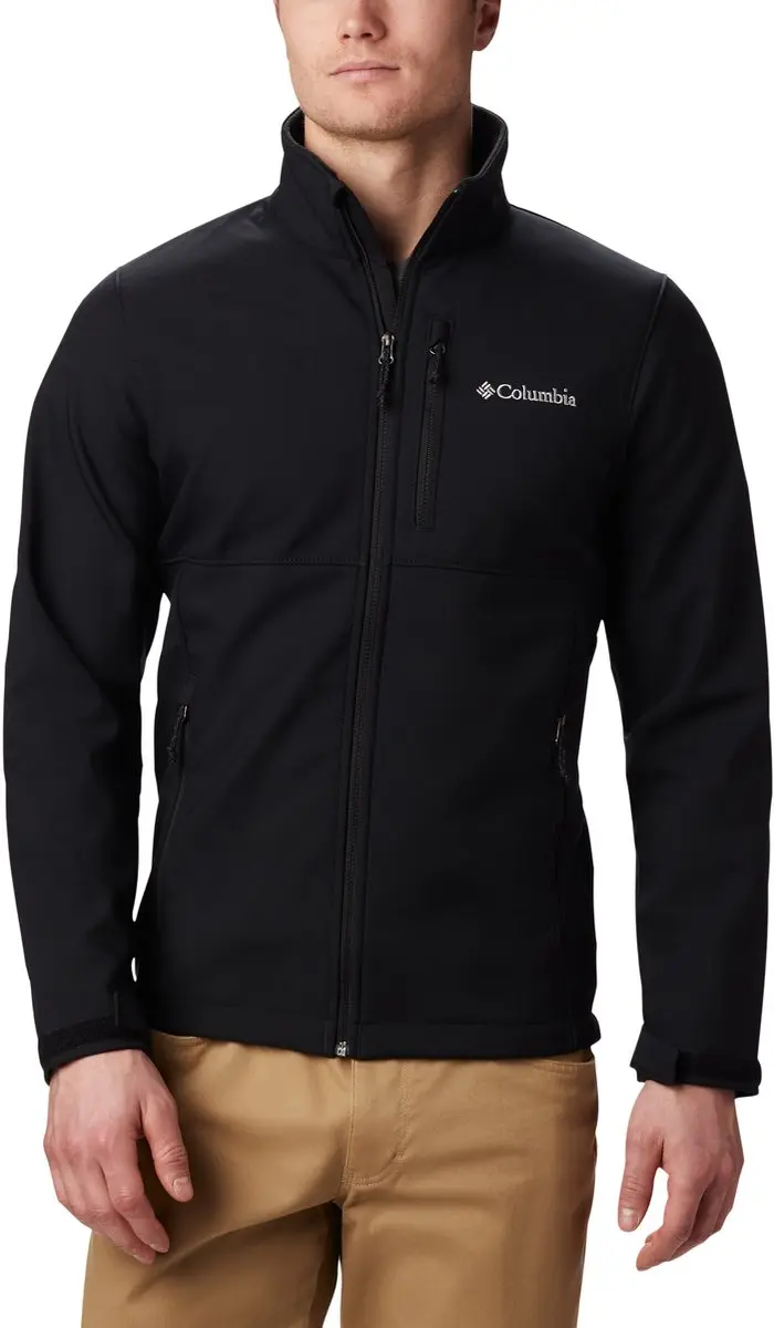 Columbia Ascender Softshell Heren Outdoorjas - Zwart