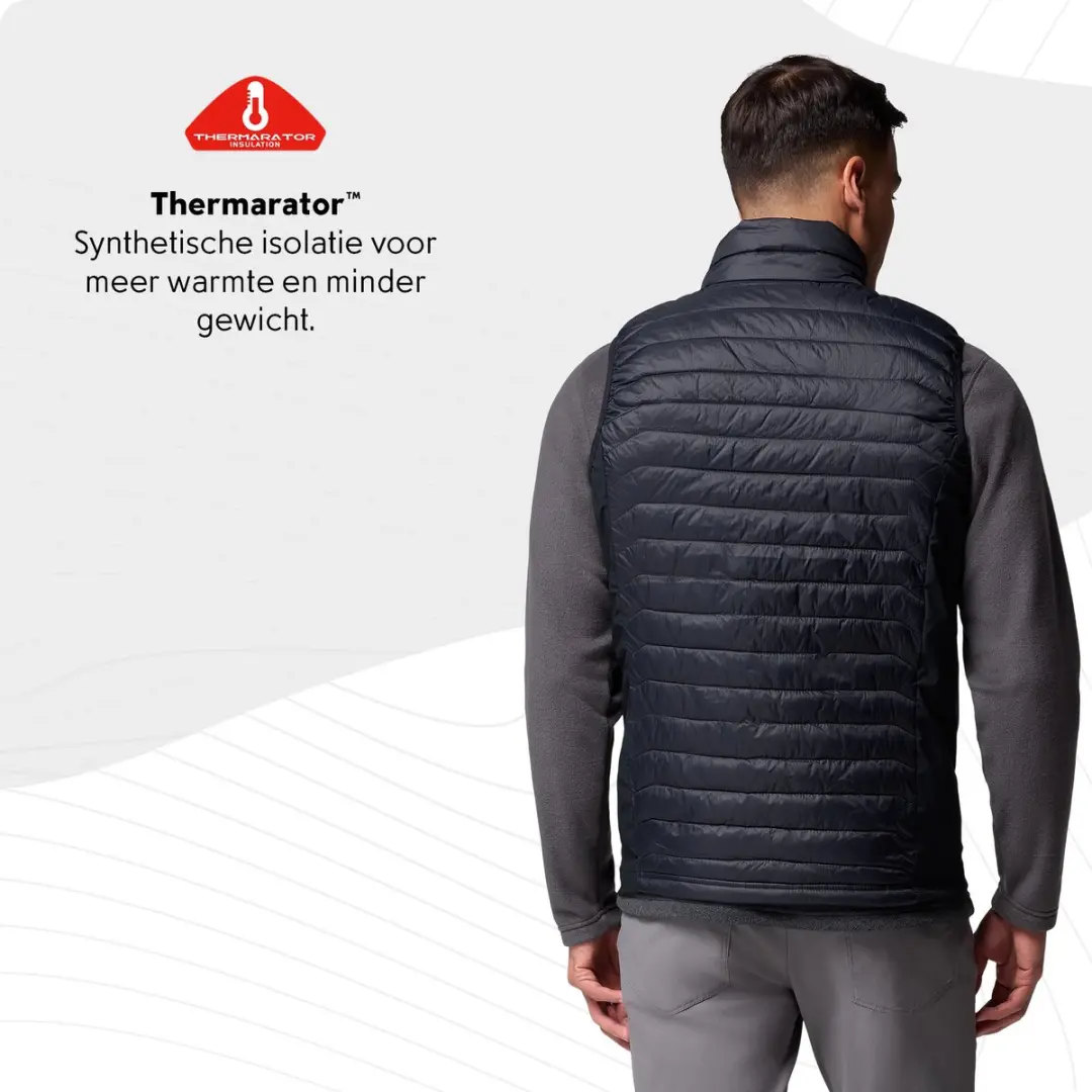 Columbia Powder Pass Hybrid Bodywarmer Heren - Zwart - afbeelding 6 van 6