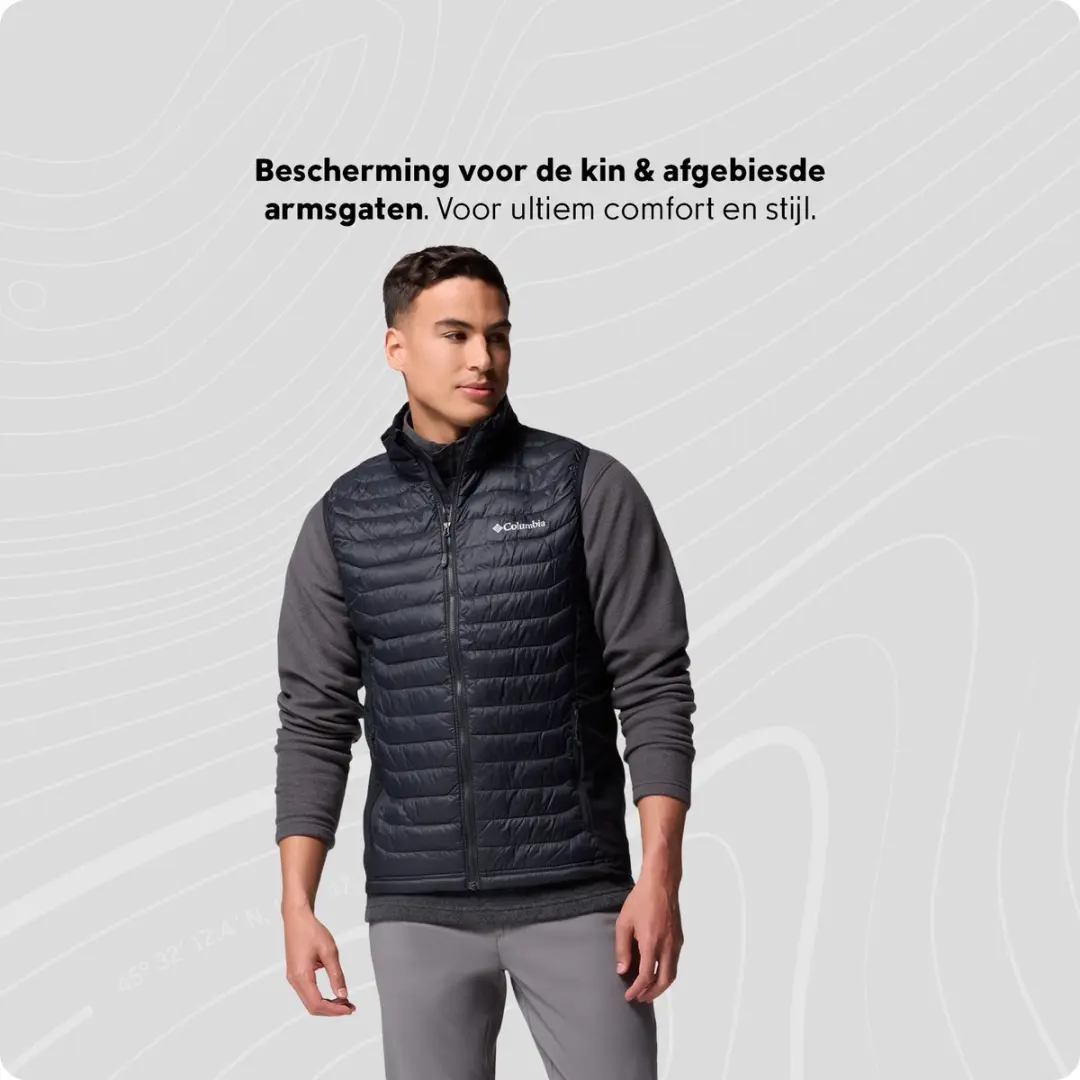 Columbia Powder Pass Hybrid Bodywarmer Heren - Zwart - afbeelding 5 van 6