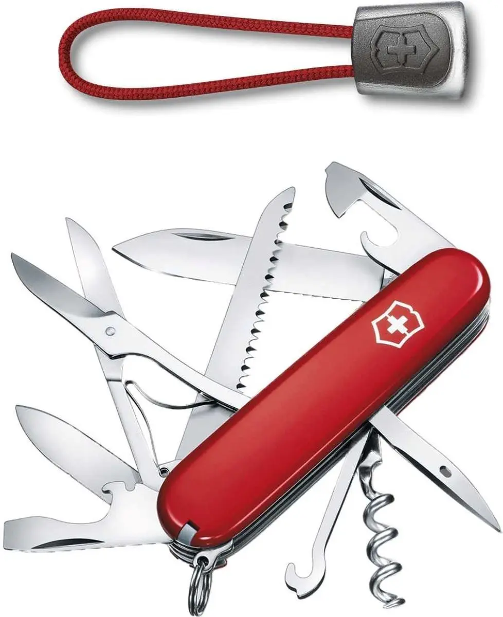 Victorinox Huntsman Zwitsers Zakmes+lanyard