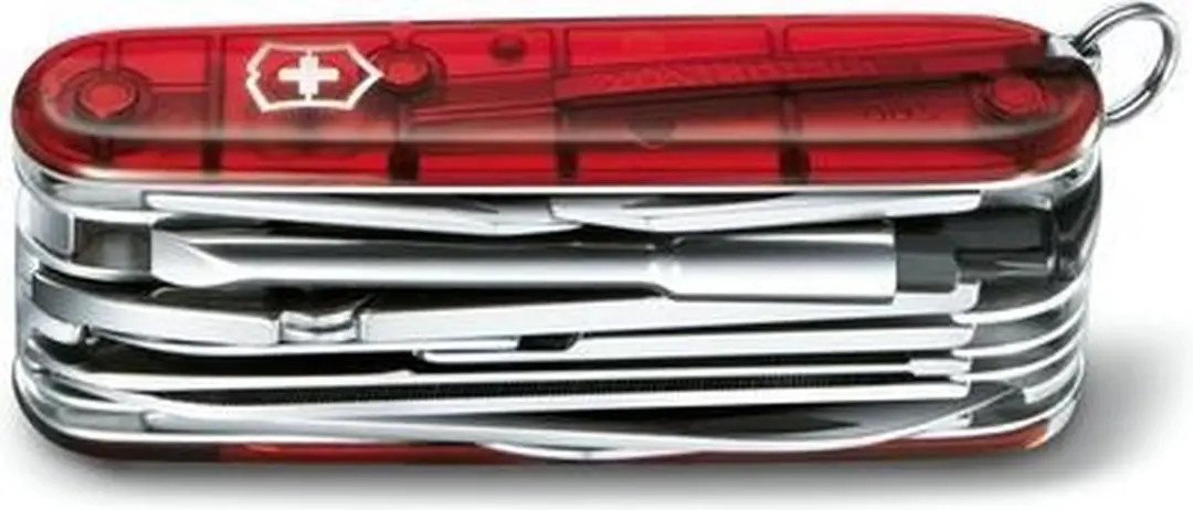 Victorinox CyberTool L 1.7775.T Zakmes - Transparant Rood - afbeelding 4 van 6