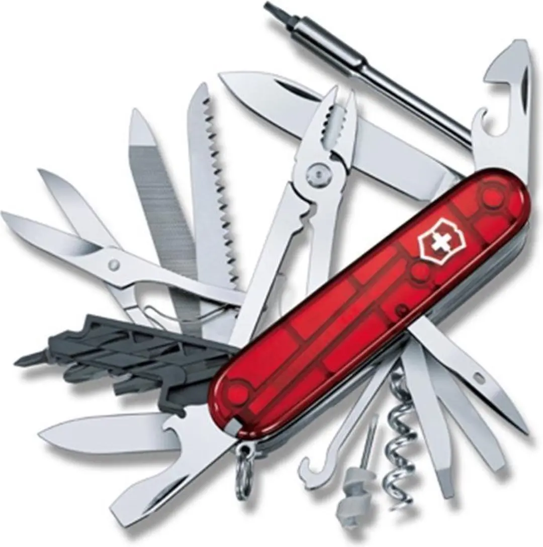 Victorinox CyberTool L 1.7775.T Zakmes - Transparant Rood - afbeelding 3 van 6