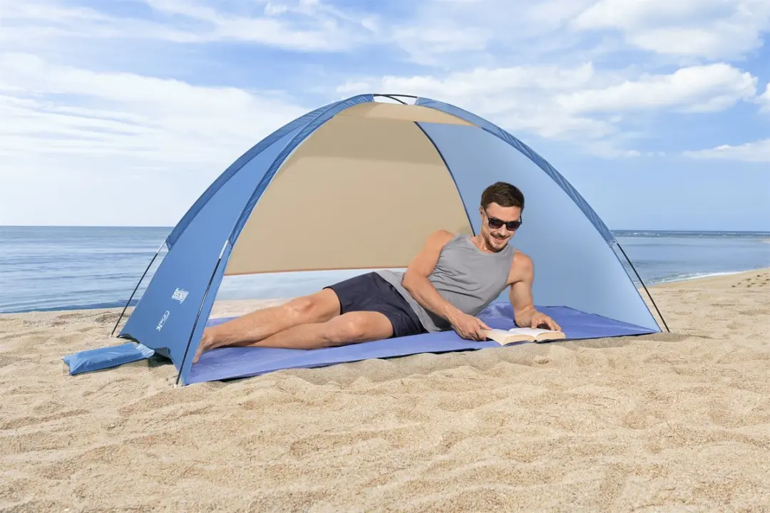 Bestway Pavillo Strandtent 2 Persoons - Blauw/Groen - afbeelding 2 van 6