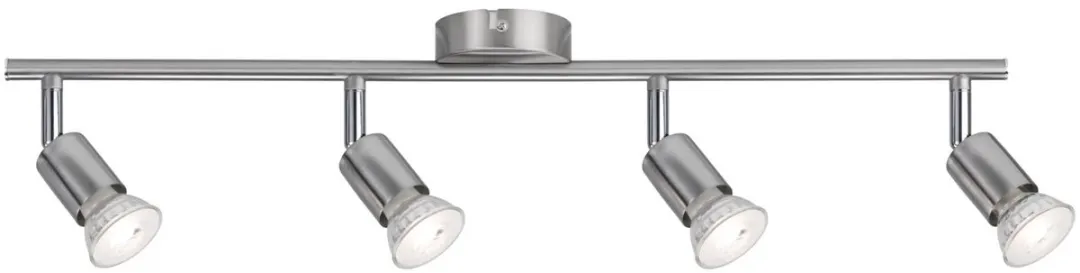 Paulmann Spotlight Carolina GU10 4x10W - Nikkel mat