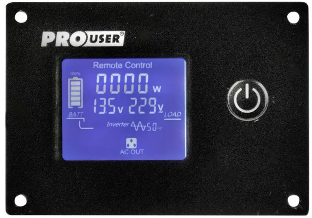 ProUser PSI3000TX Zuivere Sinus Omvormer 3000W 12V - afbeelding 2 van 4