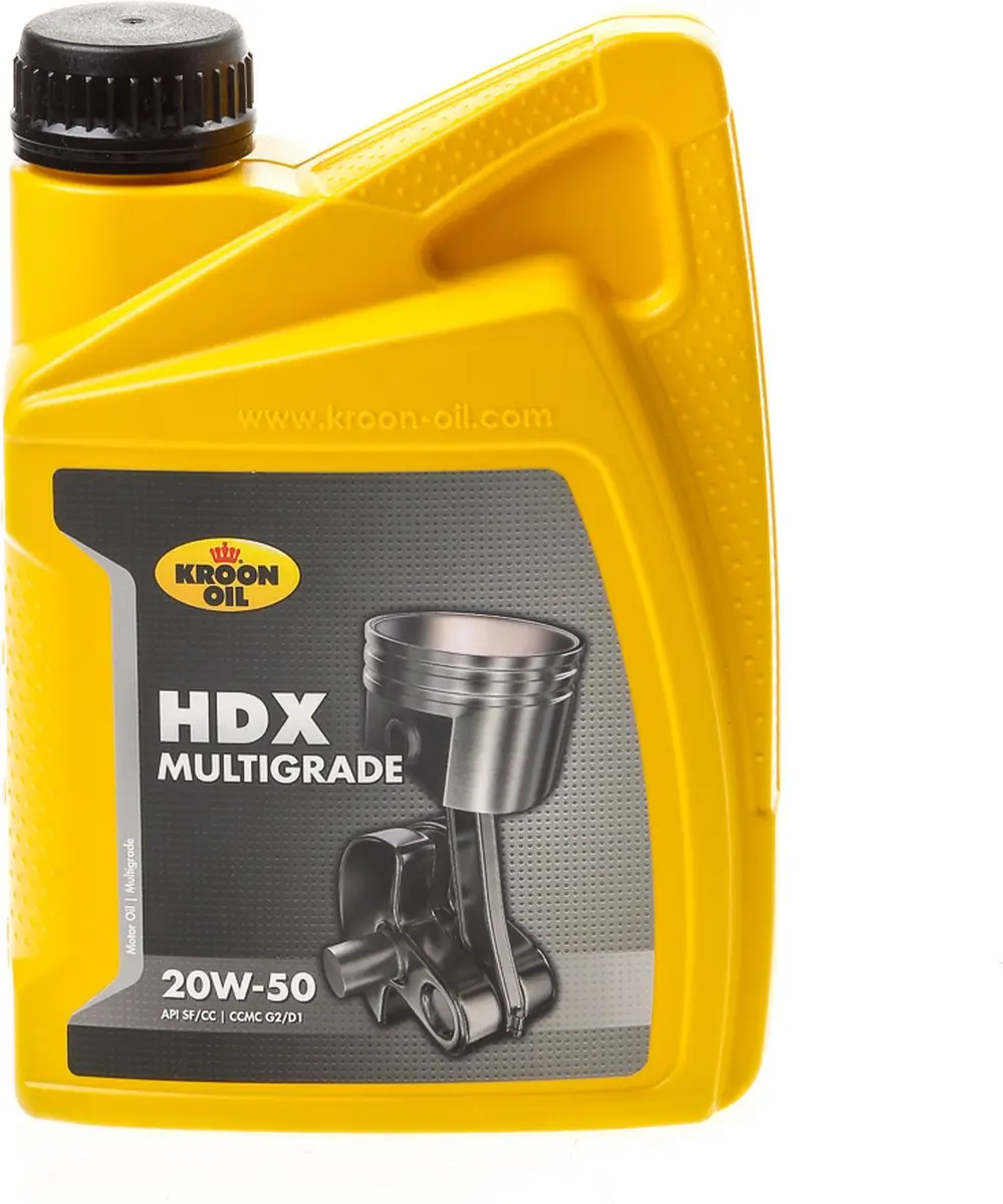 Kroon-Oil HDX 20W-50 Motorolie - 1 Liter - afbeelding 3 van 4