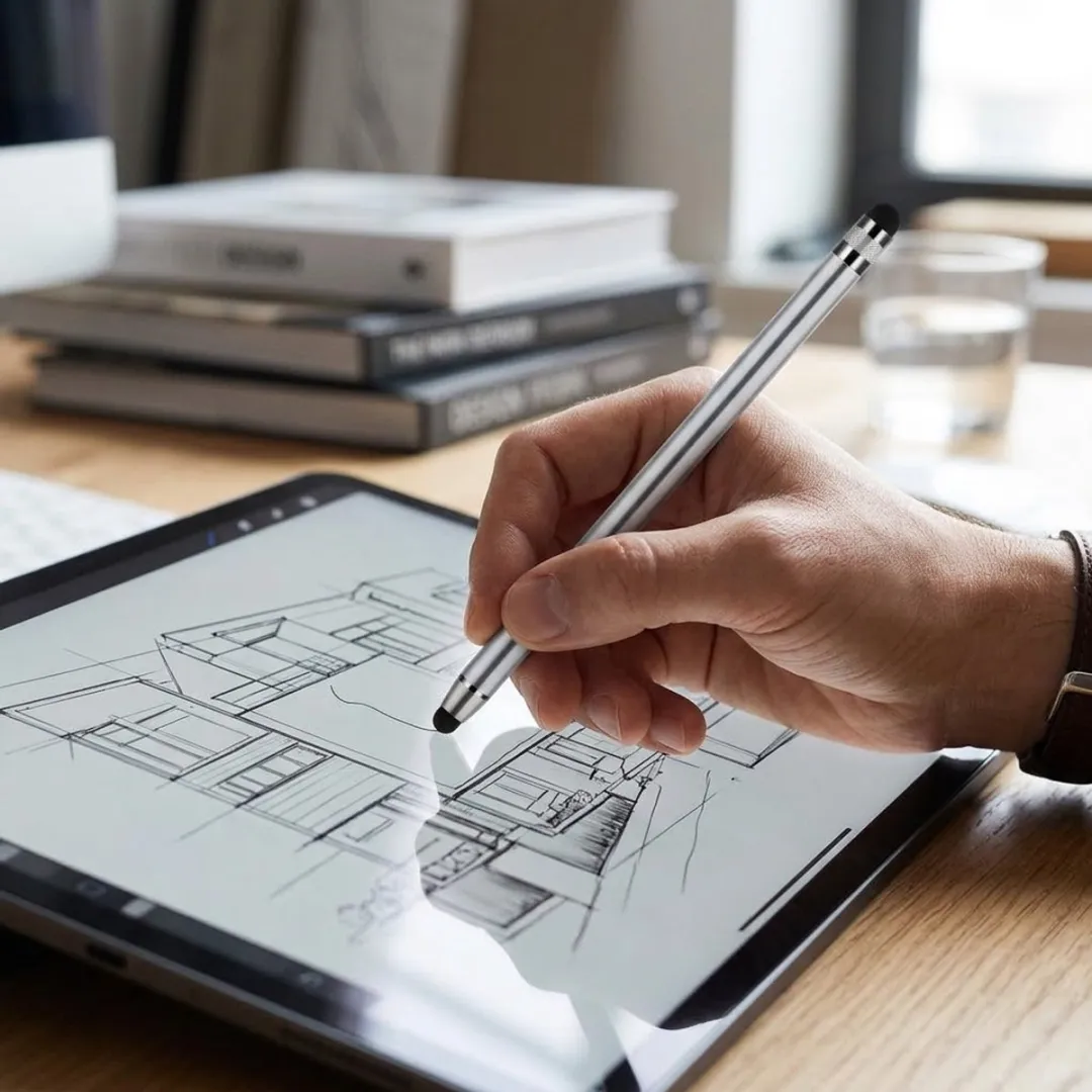 NUVEX Touchscreen Pen Set 5 Stuks - Rood/Blauw/Groen/Zwart/Grijs