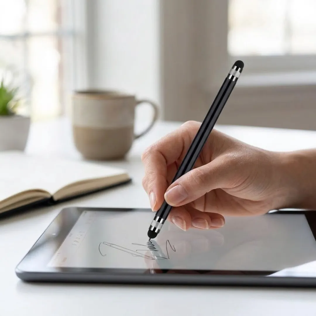 NUVEX Touchscreen Pen Set 5 Stuks - Rood/Blauw/Groen/Zwart/Grijs