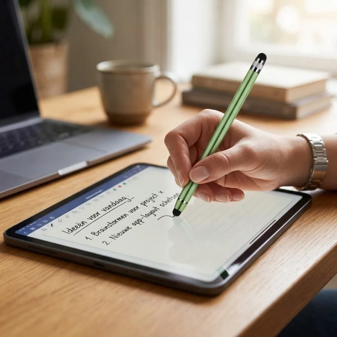 NUVEX Touchscreen Pen Set 5 Stuks - Rood/Blauw/Groen/Zwart/Grijs