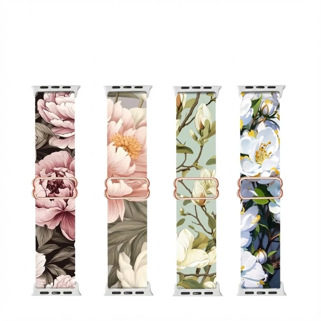 NUVEX Bloemenprint Smartwatchbandjes Set