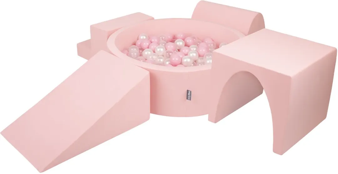 KiddyMoon Schuimspeelplaats Ballenbad 200 Ballen - Roze