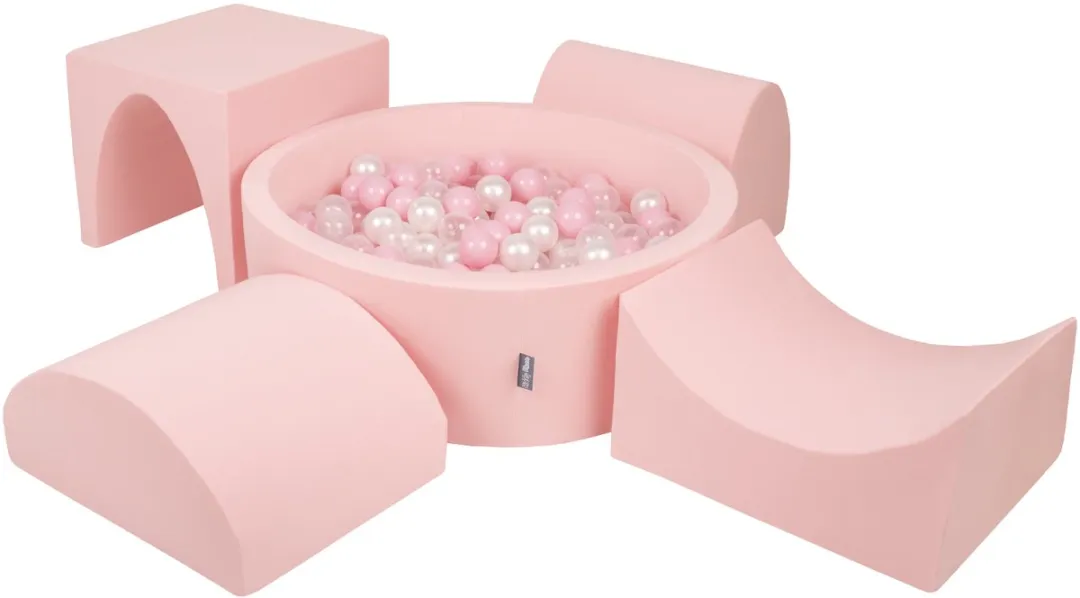 KiddyMoon Schuimspeelplaats Ballenbad 200 Ballen - Roze