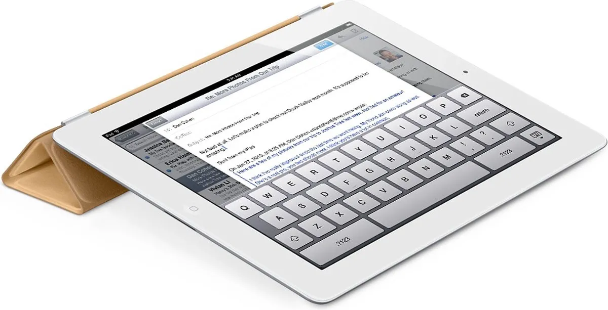 Apple Smart Cover MD302ZM/A - iPad 2/3/4 - Bruin Leder - afbeelding 3 van 6