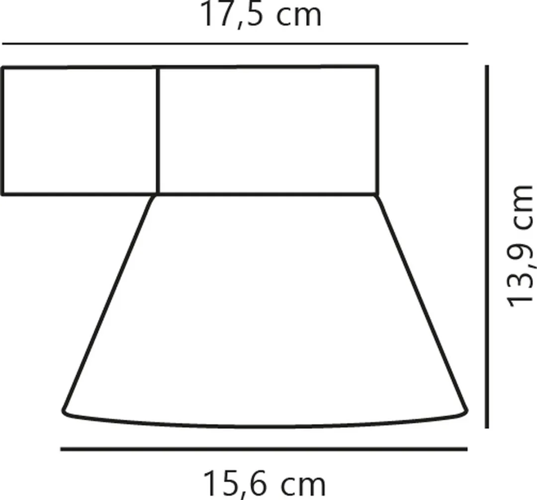 Nordlux Kyklop Cone Wandlamp GU10 - 28W - Roest