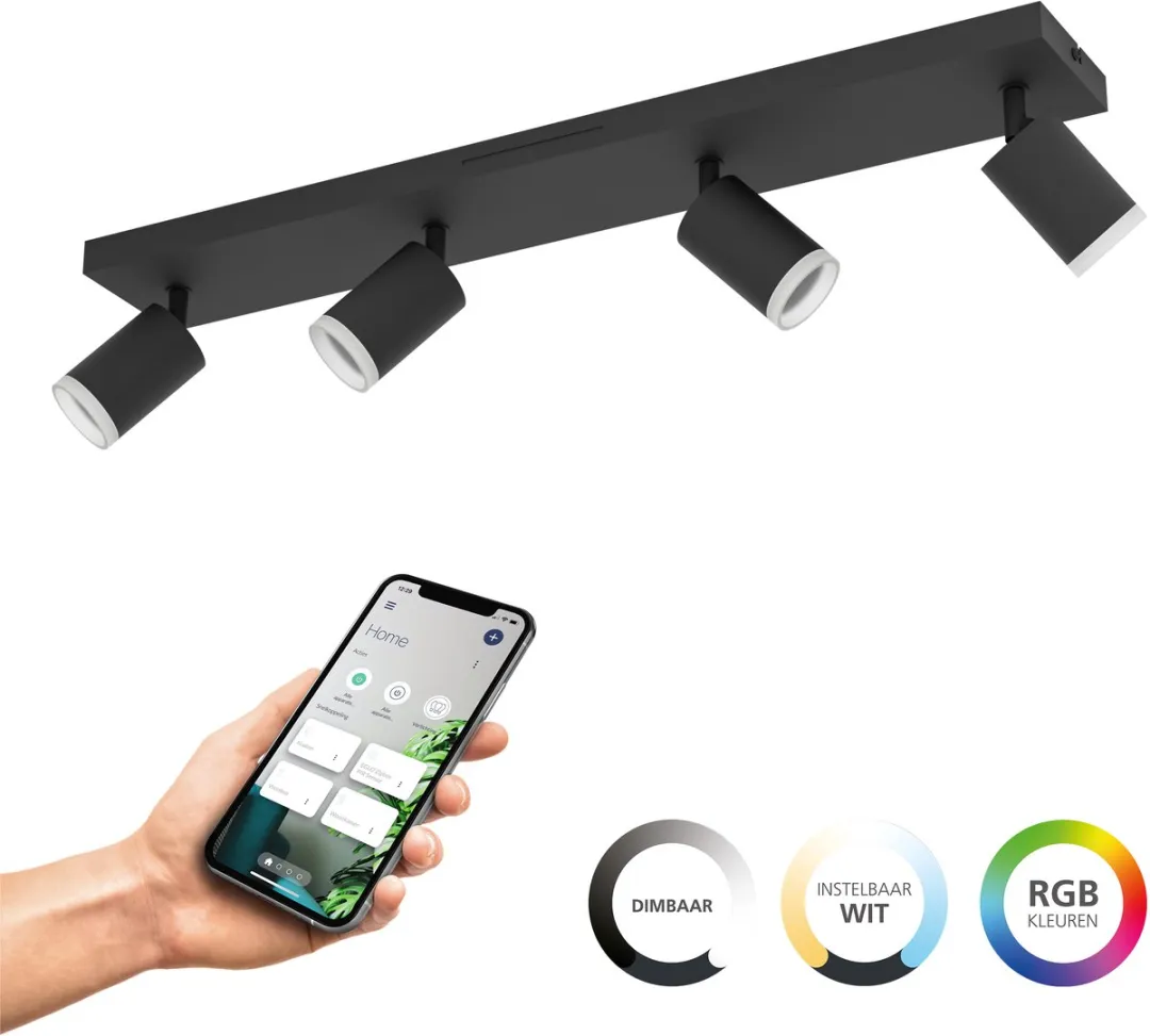 EGLO connect.z Melitello-Z Smart Spot LED 68cm