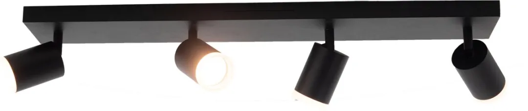 EGLO connect.z Melitello-Z Smart Spot LED 68cm - Zwart - 4 Lichtpunten