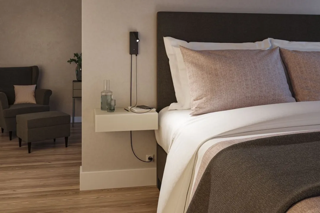 Paulmann LED Wandlamp Hulda USB-C 3000K 130lm - Zwart mat