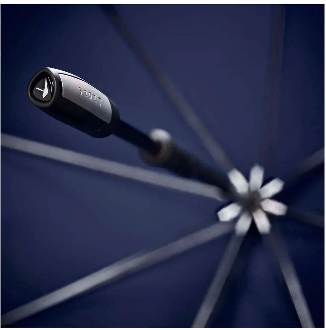 Senz XXL Stick Stormparaplu - Midnight Blue - afbeelding 4 van 6