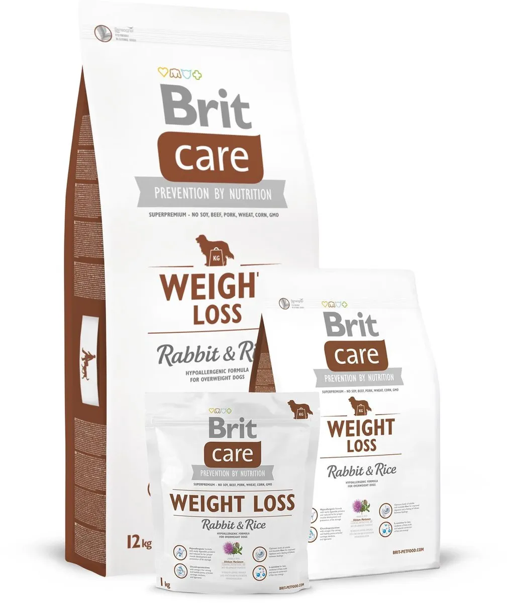 Brit Care Weight Loss Konijn & Rijst 3kg