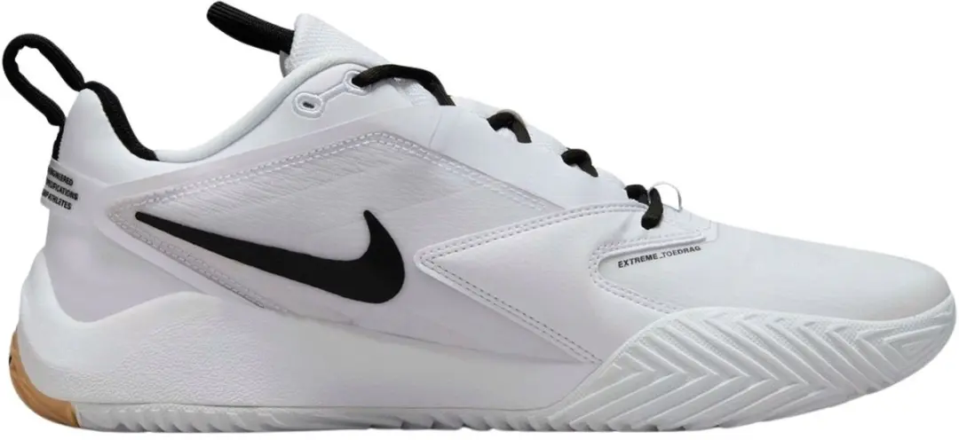 Nike Air Zoom HyperAce 3 Indoor Sneakers Dames - Wit/Zwart - afbeelding 6 van 6