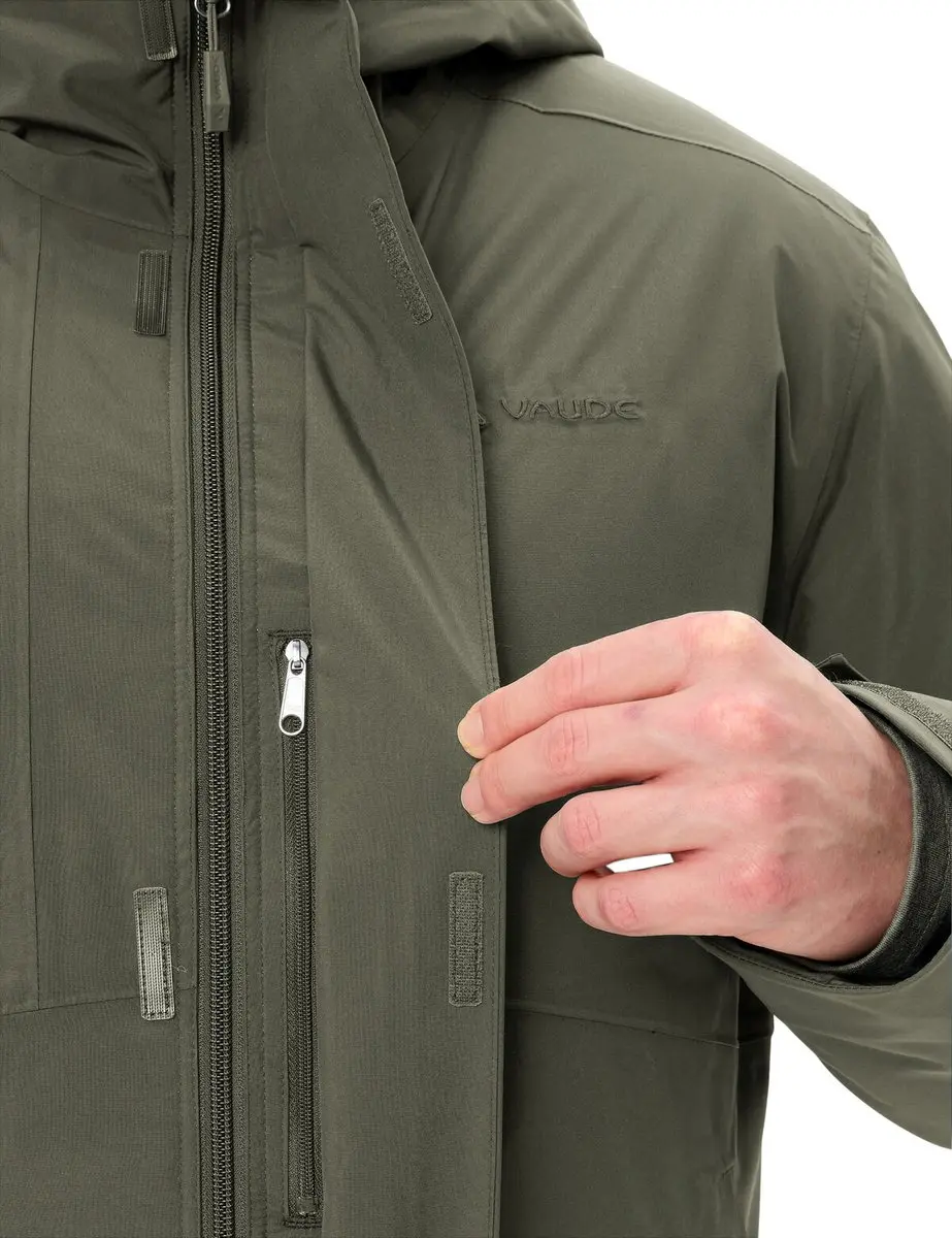 Vaude Rosemoor Padded Parka Heren - Groen - L - afbeelding 4 van 6