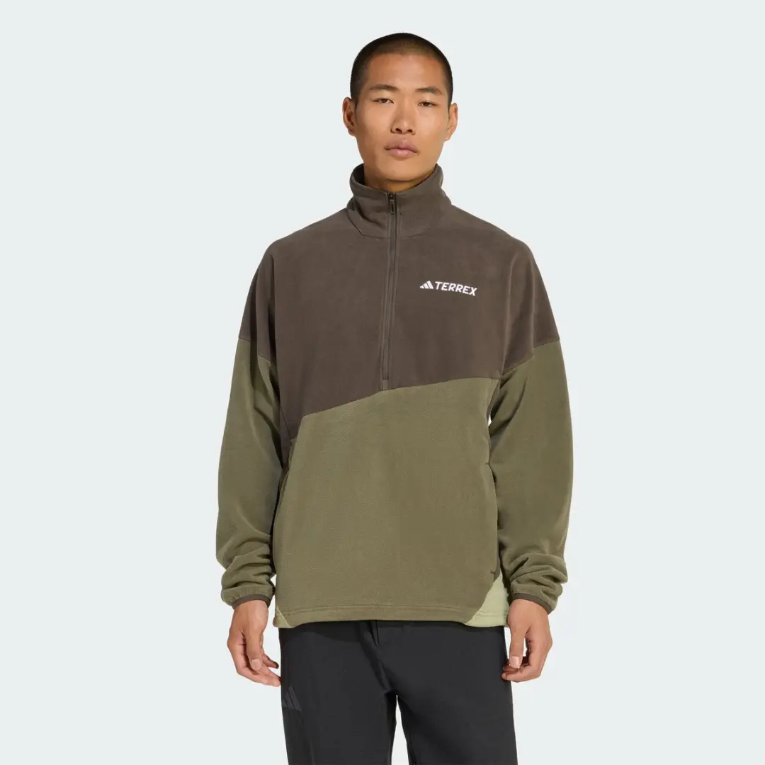 adidas Terrex Multi Climawarm Fleece Anorak - Groen - afbeelding 6 van 6