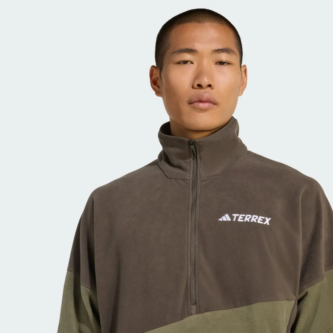 adidas Terrex Multi Climawarm Fleece Anorak - Groen - afbeelding 3 van 6