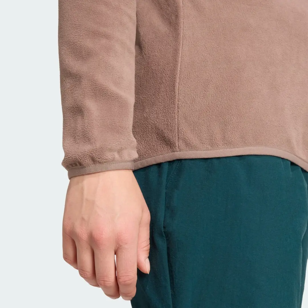 adidas Terrex Multi Essentials Fleece Jack Dames - Bruin - afbeelding 4 van 6