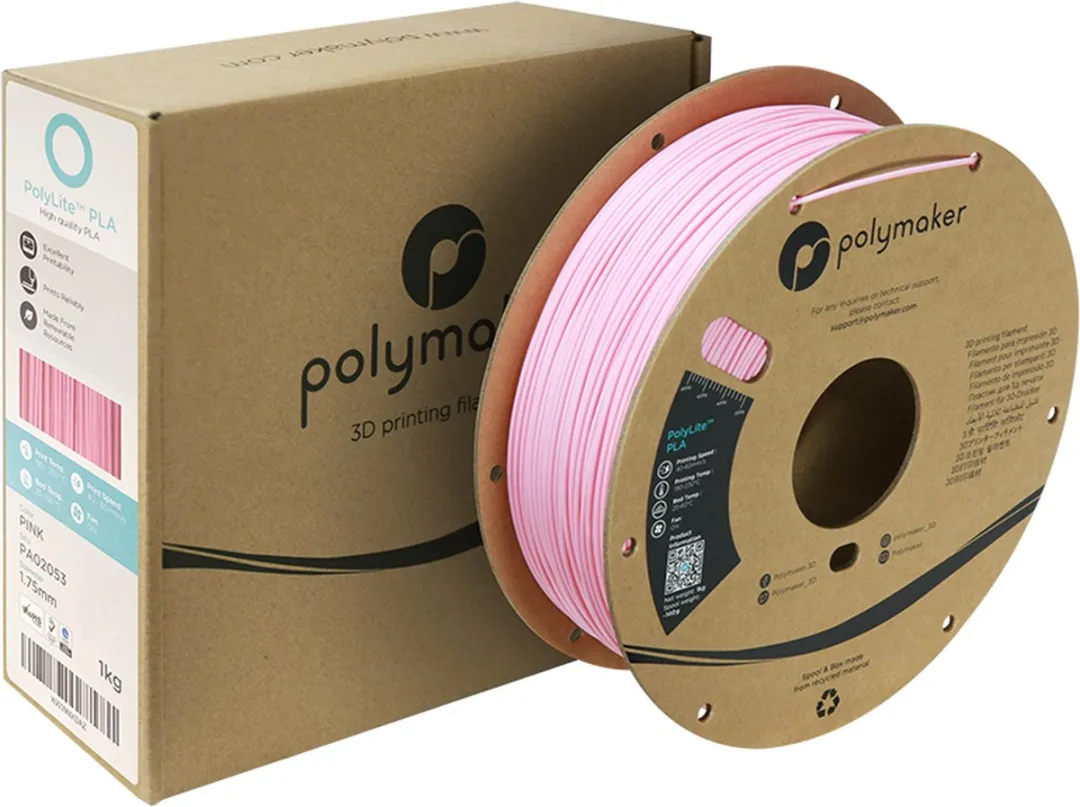 Polymaker PolyLite PLA Filament Roze 1.75mm 1kg