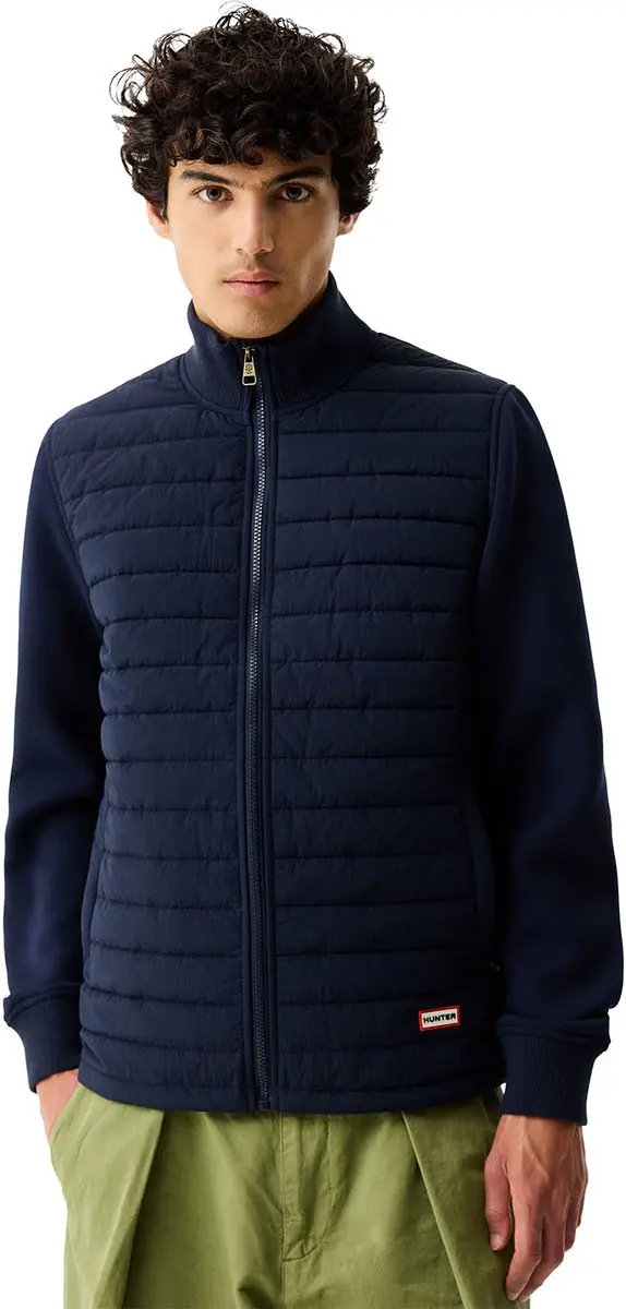 Hume Baffle Body Jacket Heren Jas Polyamide Blauw