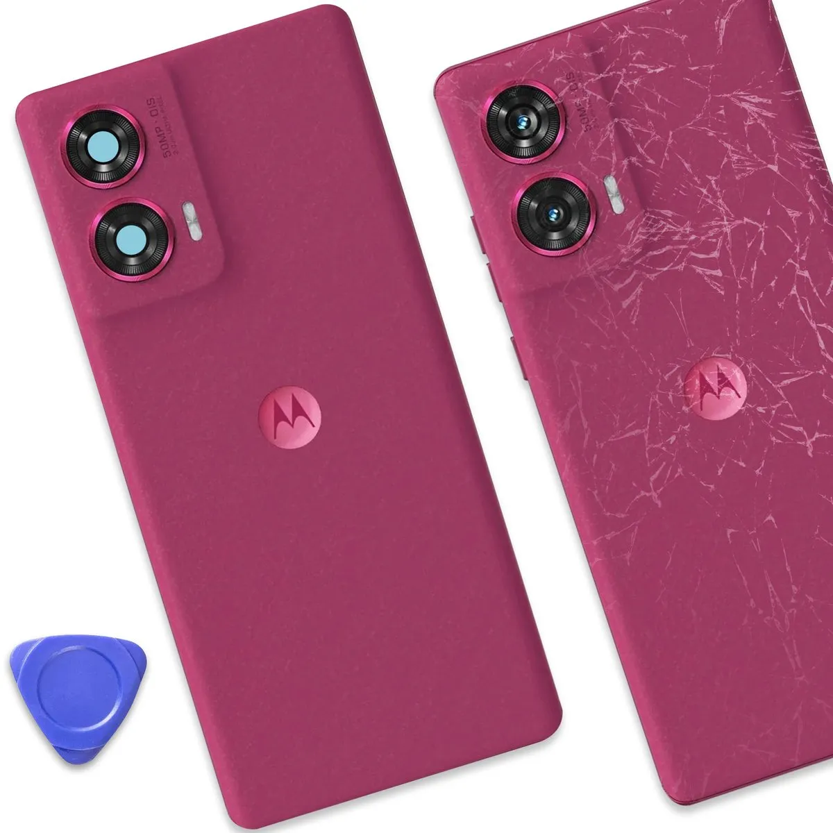 Motorola Achterruit Edge 50 Fusion - Fuchsia