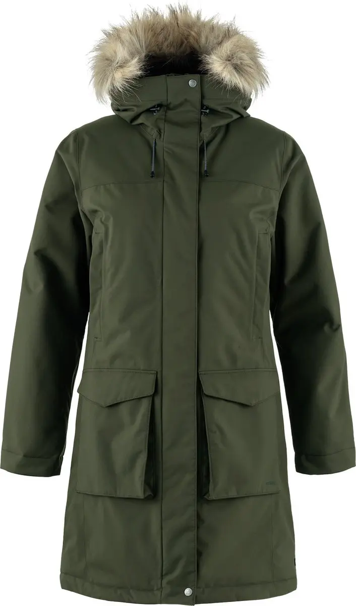 FJALLRAVEN Nuuk lite parka W 87161 662 deep forest L