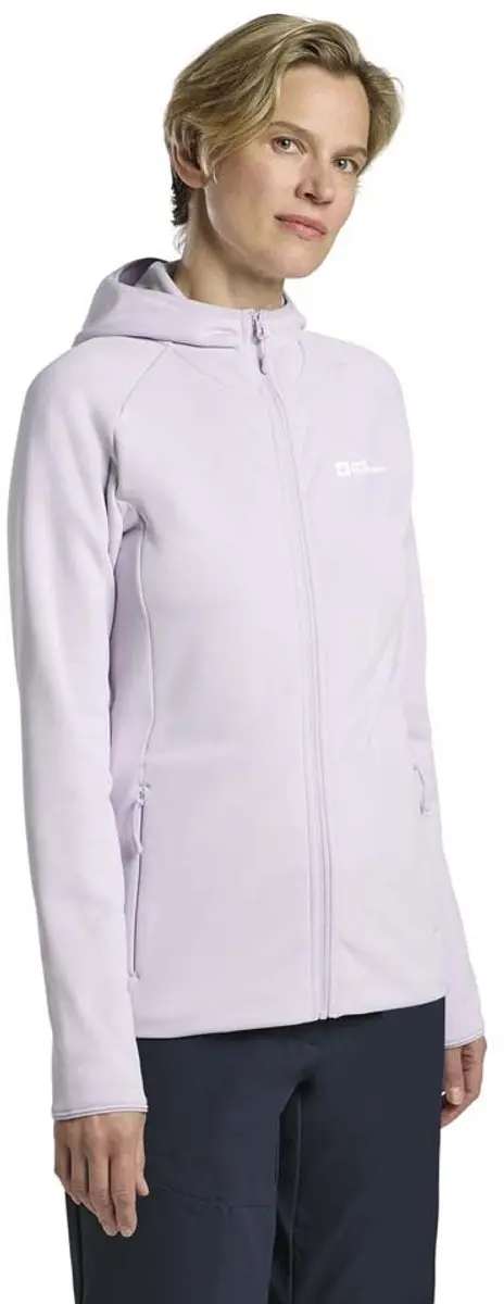 Jack Wolfskin Baiselberg Fleece Met Volledige Rits Paars S Vrouw