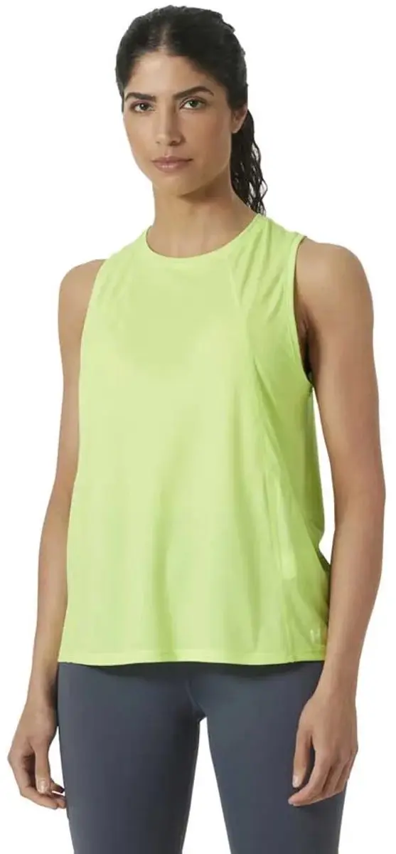 Helly Hansen Rask Mouwloos T-shirt Groen,Geel L Vrouw