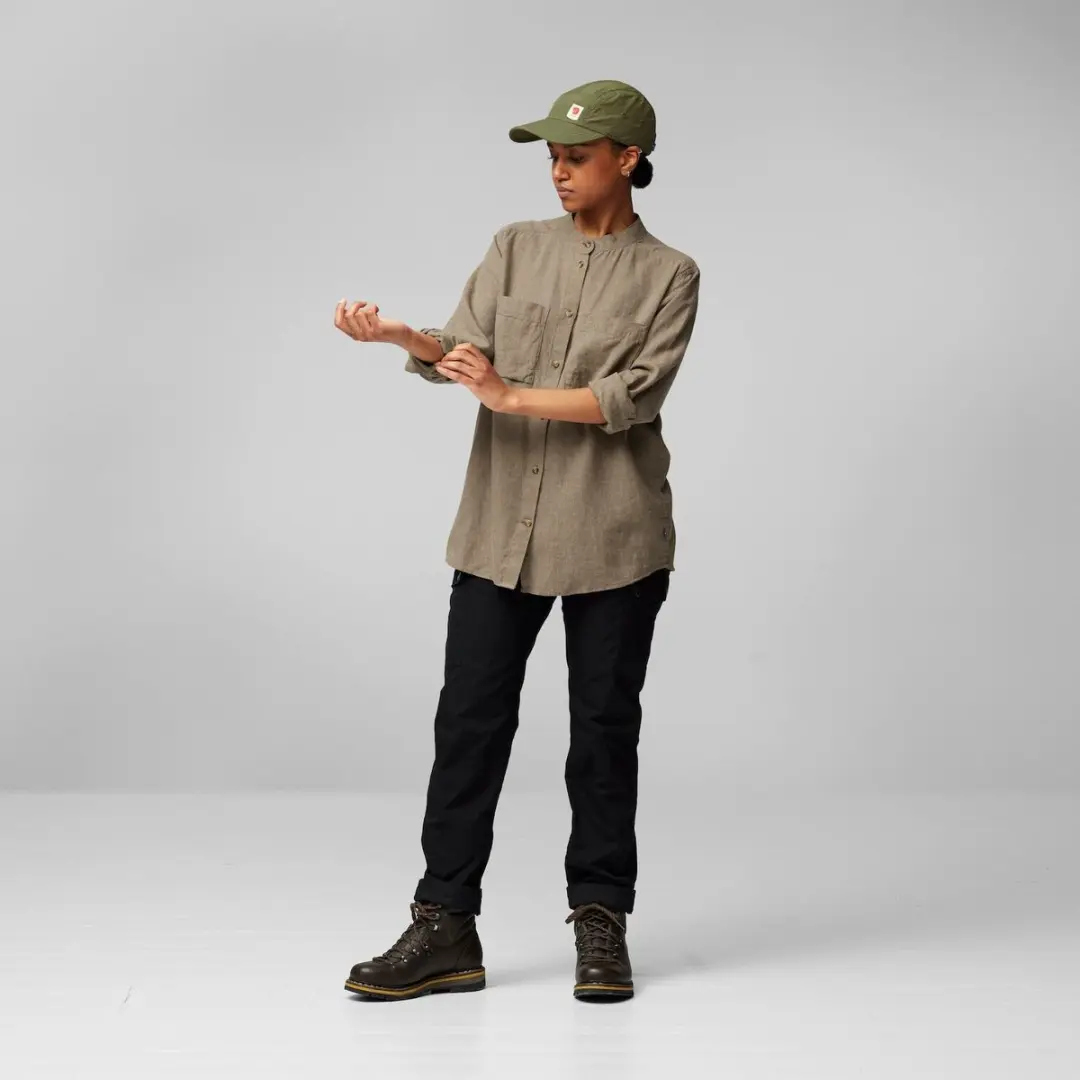 Fjällräven Övik Hemp Overhemd Dames - Suede Brown S - afbeelding 5 van 6