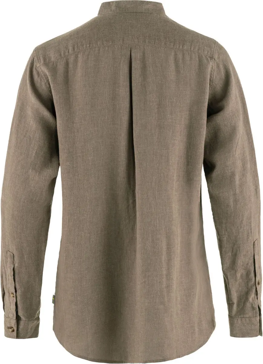 Fjällräven Övik Hemp Overhemd Dames - Suede Brown S - afbeelding 4 van 6