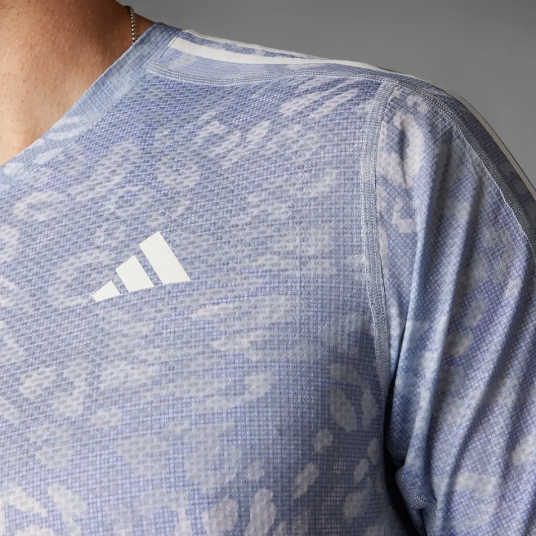 adidas Own the Run Climacool 3-Stripes T-shirt - afbeelding 6 van 6