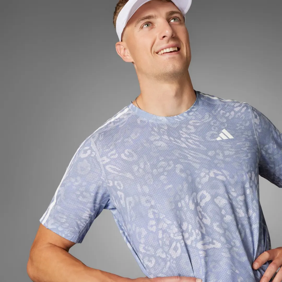 adidas Own the Run Climacool 3-Stripes T-shirt - afbeelding 2 van 6