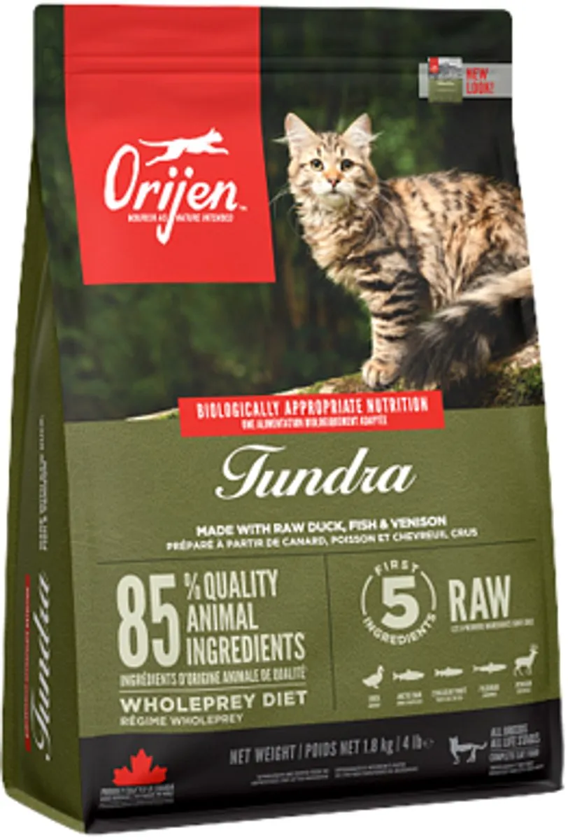 Orijen Whole Prey Tundra Cat Kattenvoer 340g