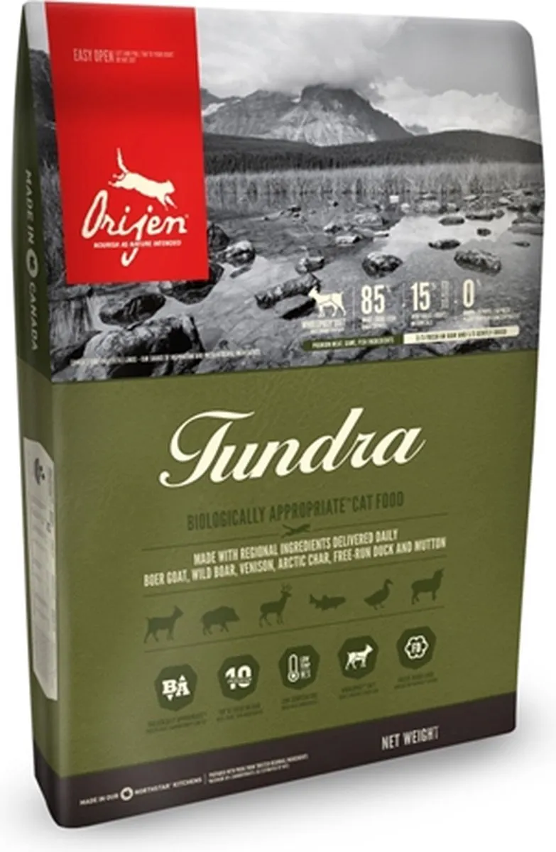 Orijen Whole Prey Tundra Cat Kattenvoer 340g