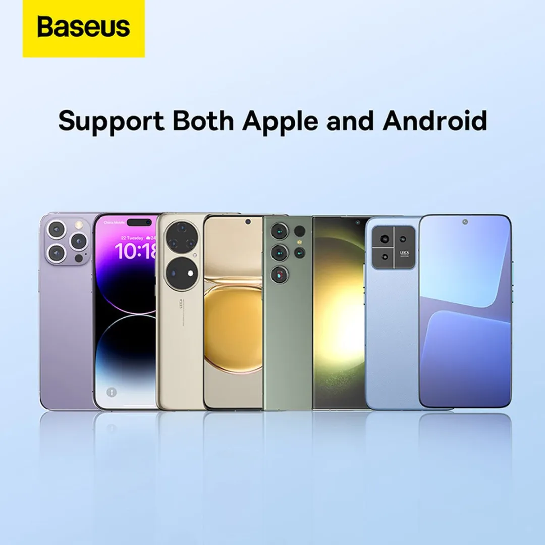 Baseus Simple 2 15W USB-C Kabel - Zwart