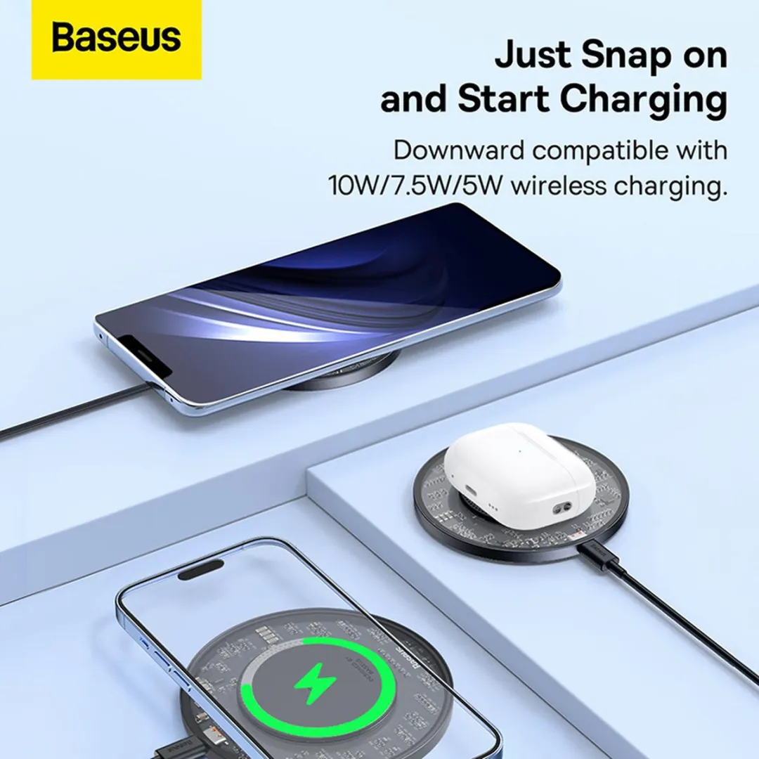 Baseus Simple 2 15W USB-C Kabel - Zwart