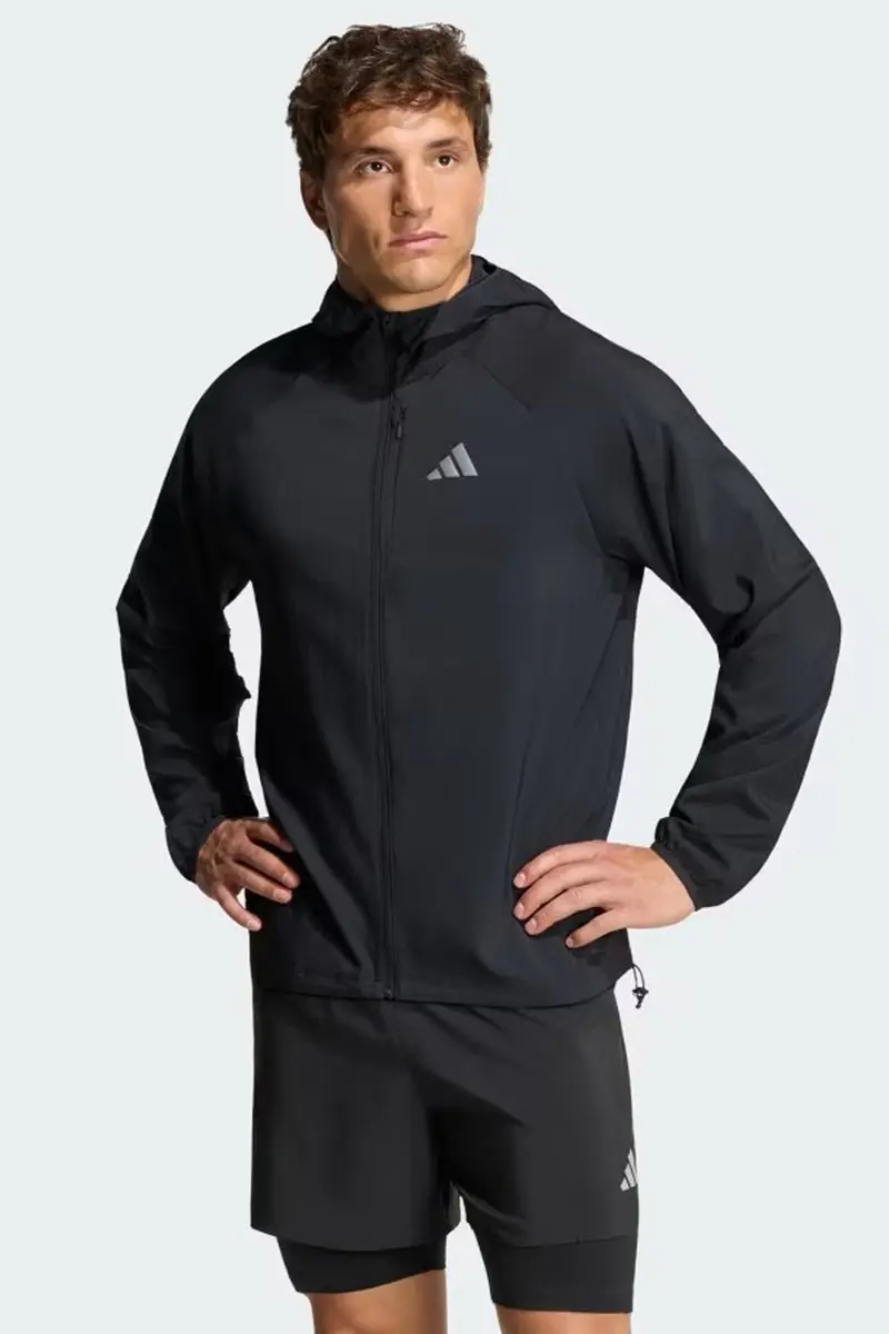 adidas Essentials Ritsjack met Capuchon - Zwart - M - afbeelding 4 van 6