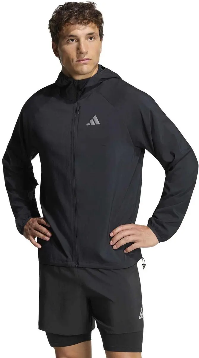 adidas Essentials Ritsjack met Capuchon - Zwart - M - afbeelding 5 van 6