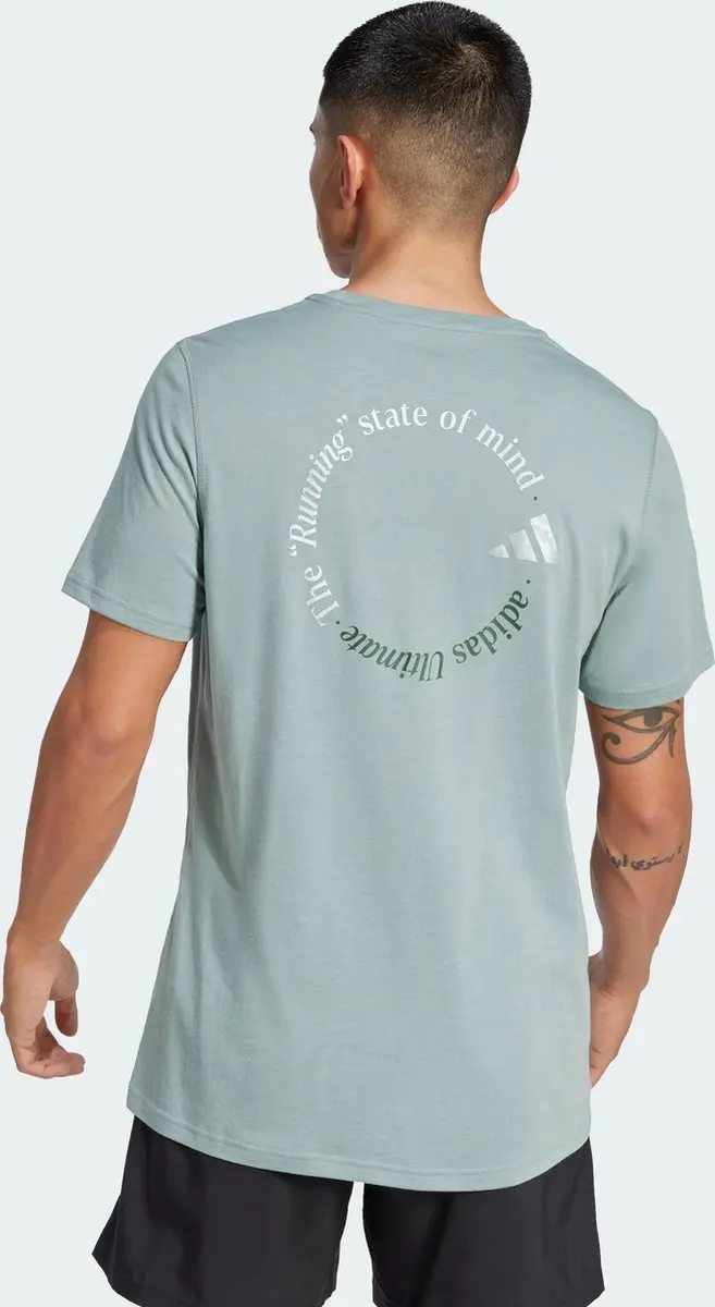 adidas Ultimate Metallic Graphic T-shirt - Groen - S - afbeelding 3 van 6