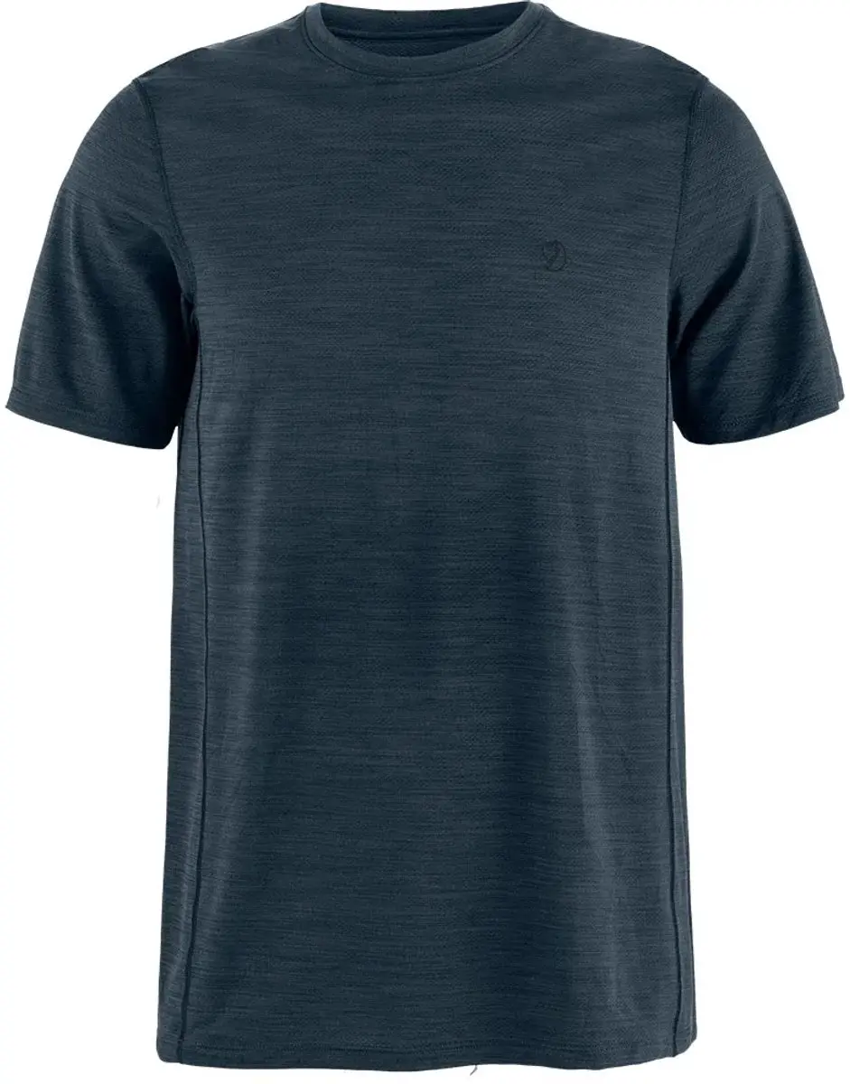 Fjällräven Abisko Lite T-shirt Met Korte Mouwen Blauw S Man