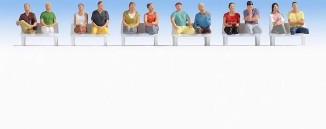 Noch Zittende Figuren Schaal H0 - Meerdere kleuren