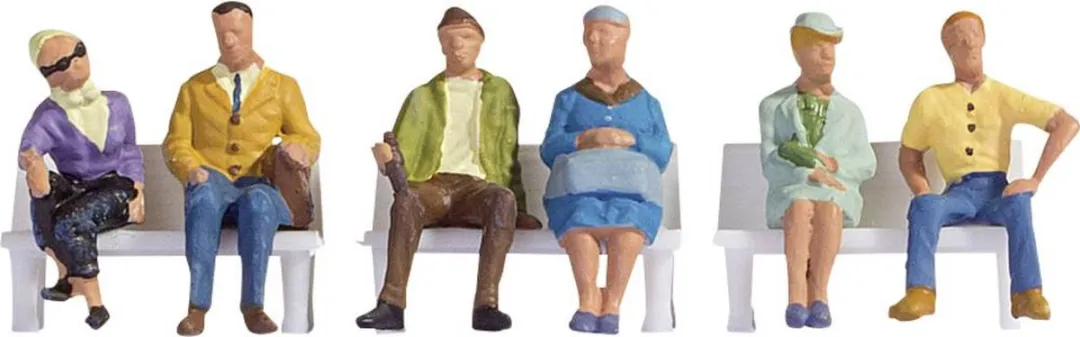 Noch Zittende Figuren Schaal H0 - Meerdere kleuren