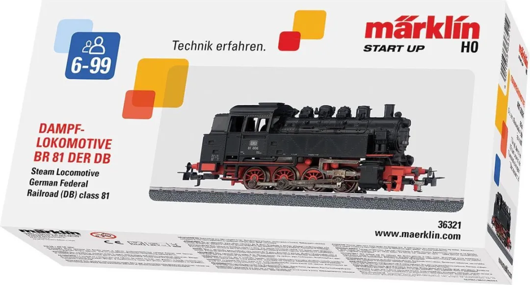 Märklin 36321 Tenderlocomotief H0 - Digitaal - Zwart
