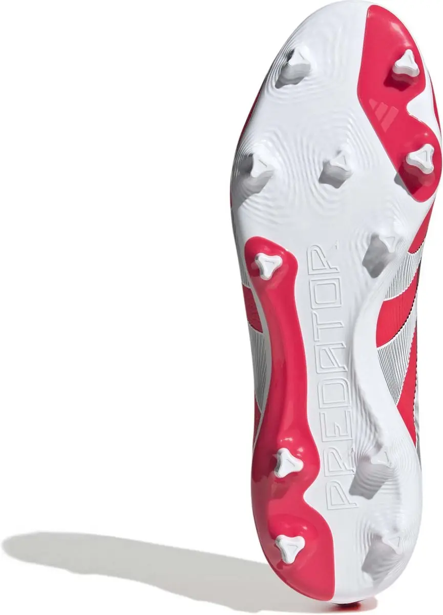 adidas Predator League Voetbalschoenen FG/MG - Rood - afbeelding 4 van 6